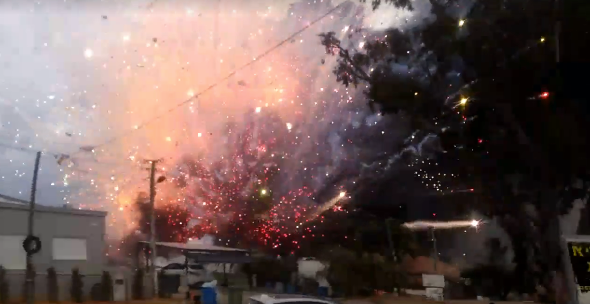 VIDEO OF THE DAY – Fireworks explode at Israel factory fire